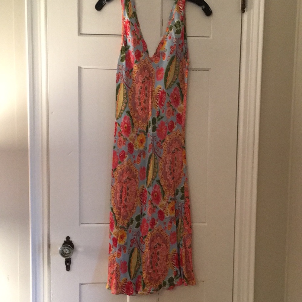 Multicolored floral dress - great for vacation!